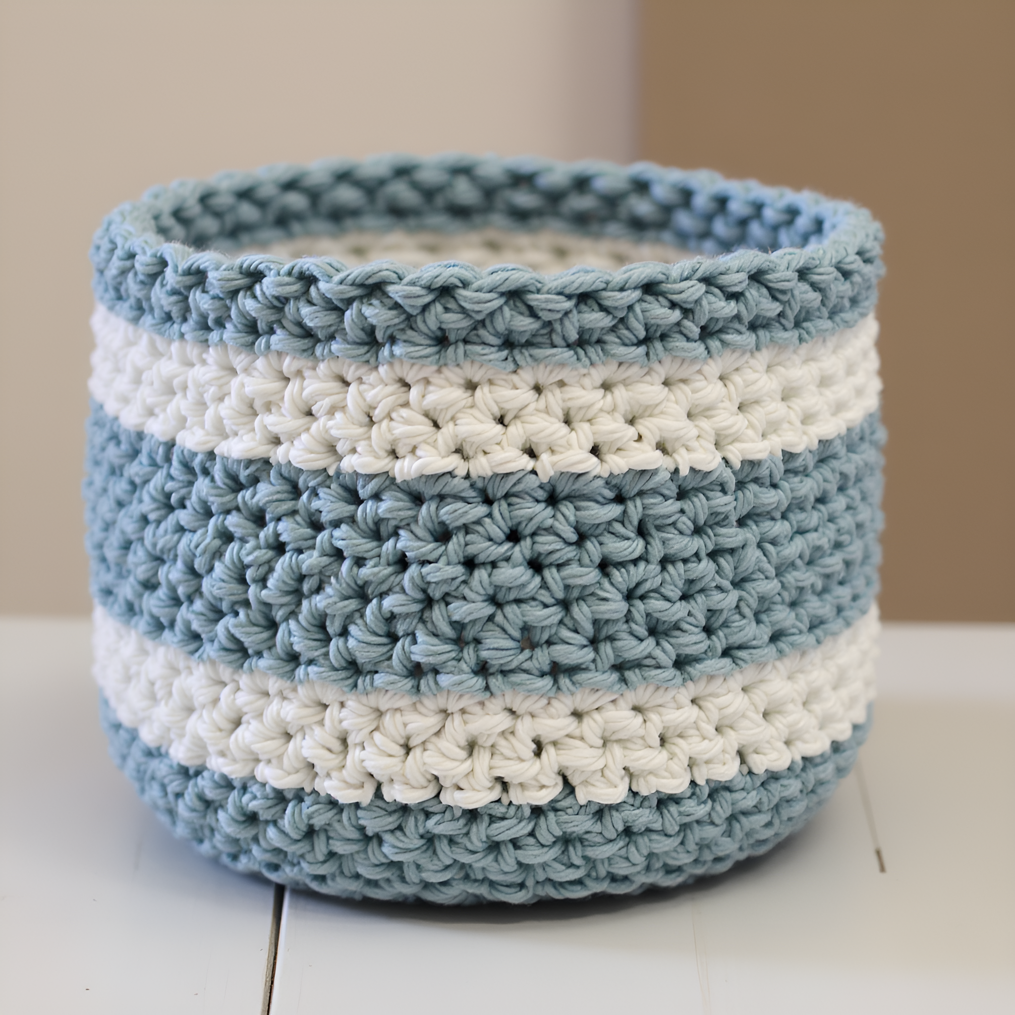 Easy Crochet Handy Basket Free Pattern