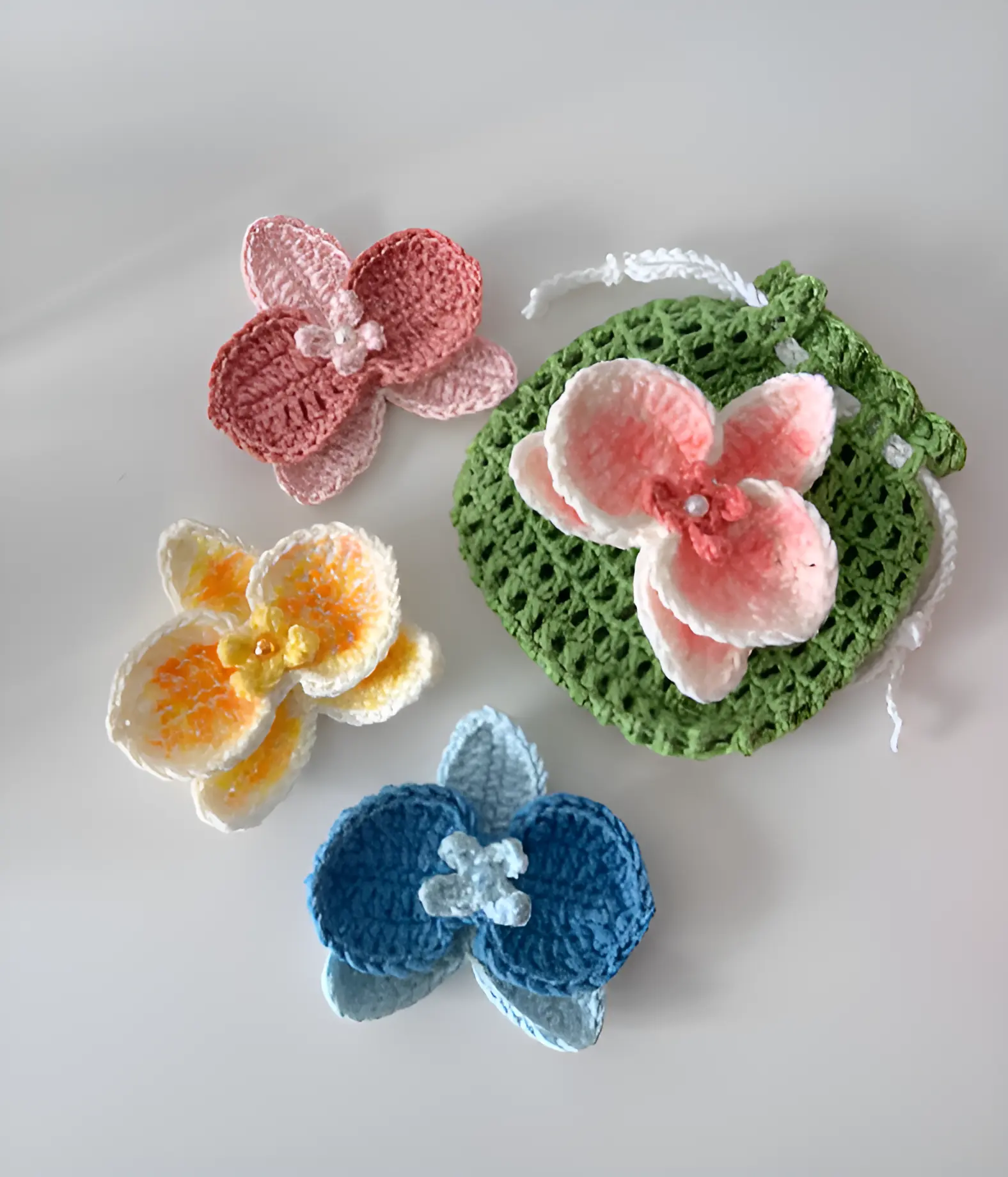 Easy Crochet Orchid Flower Tutorial