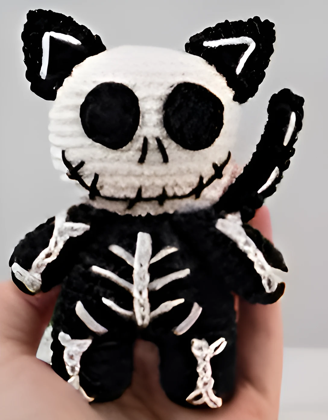 Free Skeleton Cat Amigurumi