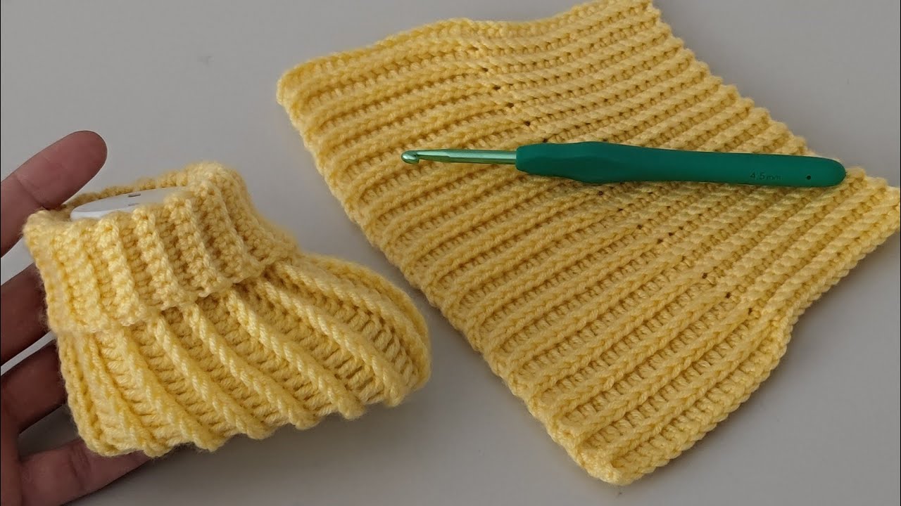 Easy Crochet Baby Booties Free Pattern for Beginners - Free Patterns ...