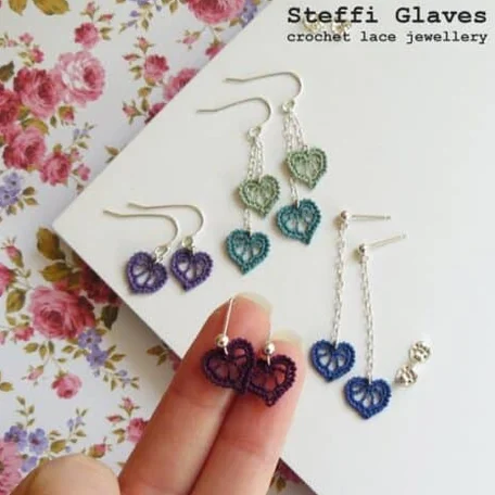 Image for Micro crochet heart leaf pattern